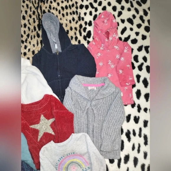 Sweatshirt Hoodie Jacket Lot for Baby Girls size 18 Month Cozy Casual Warm - Picture 4 of 14